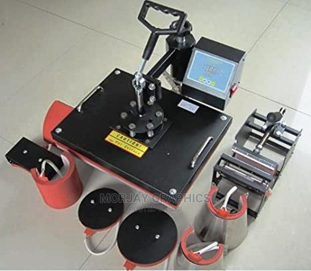 Industrial 8in 1 Heat Combo Press Machine - main view