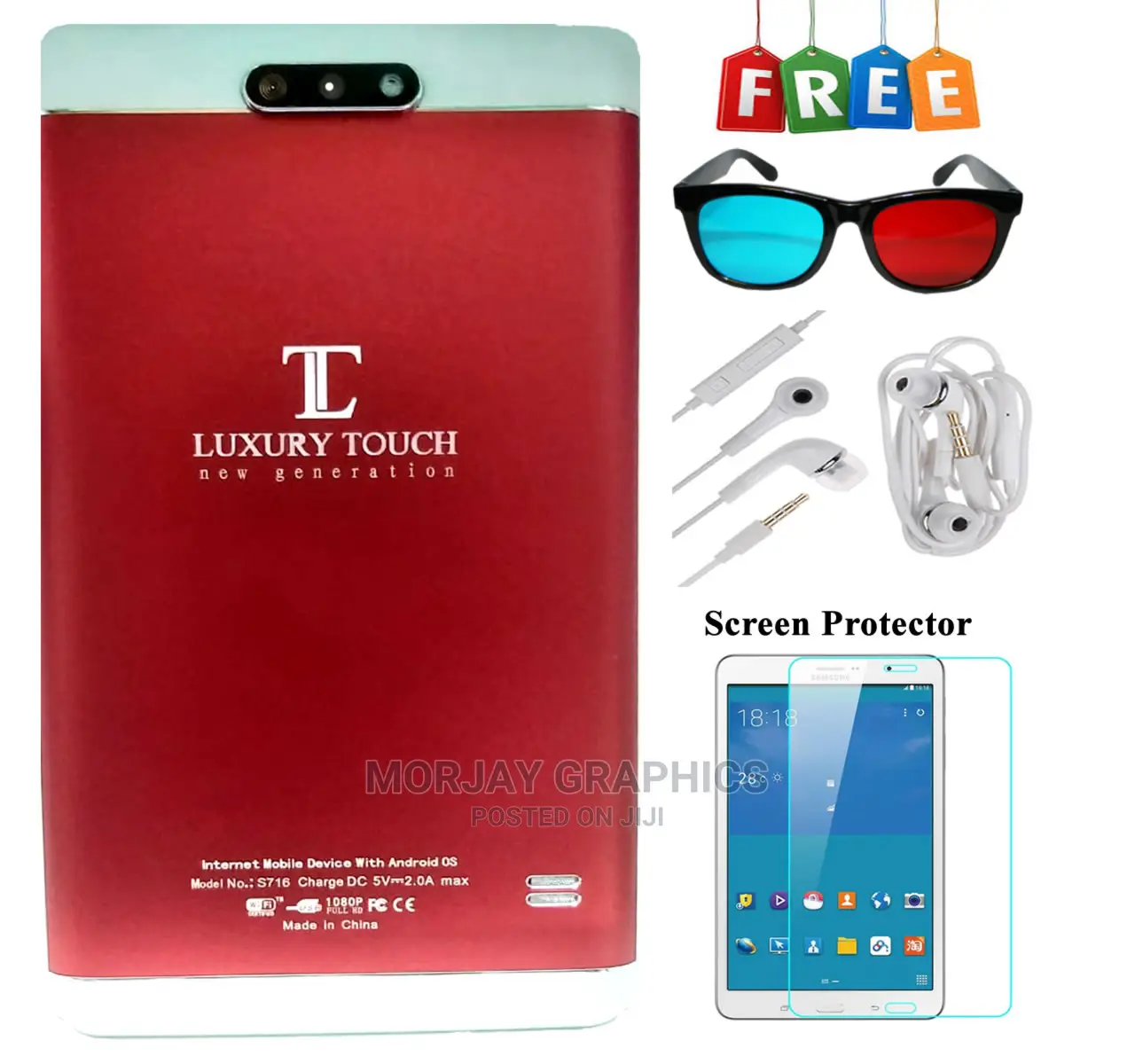 New Luxury Touch E825 32 GB Red