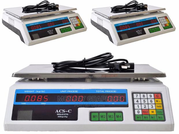 Electronic Digital Price Computing Scale Max 30kg - main view