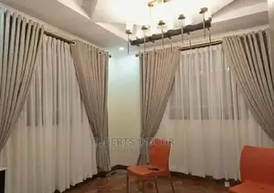 Beige Elegant Curtains