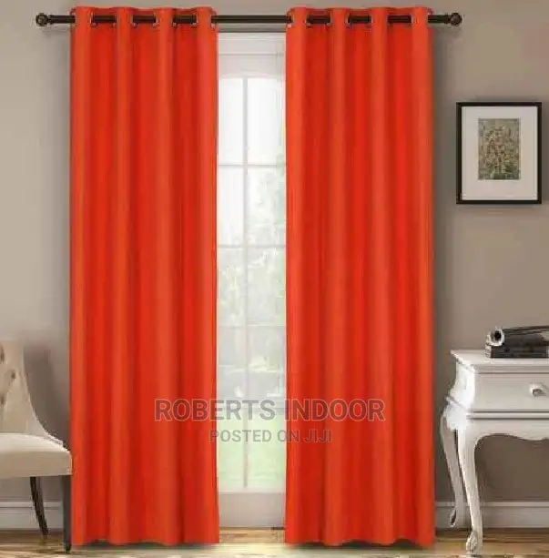 Orange Elegant Curtains