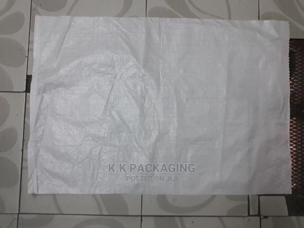 Plain White 50kg Nylon Sacks - thumbnail 2
