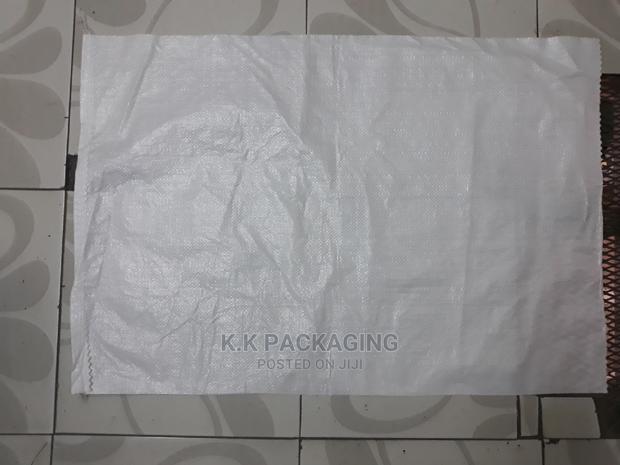 Plain White 50kg Nylon Sacks