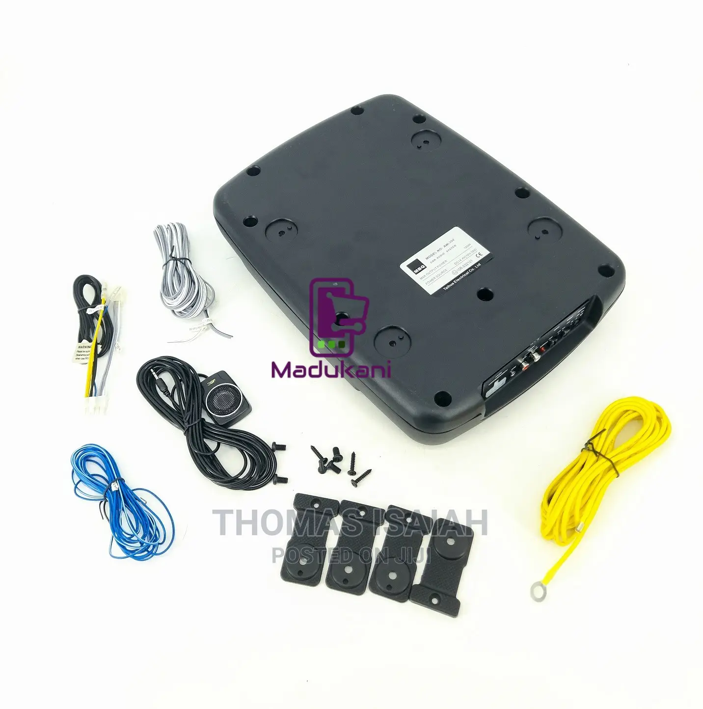 MBQ Super Compact Active Underseat Car Subwoofer
