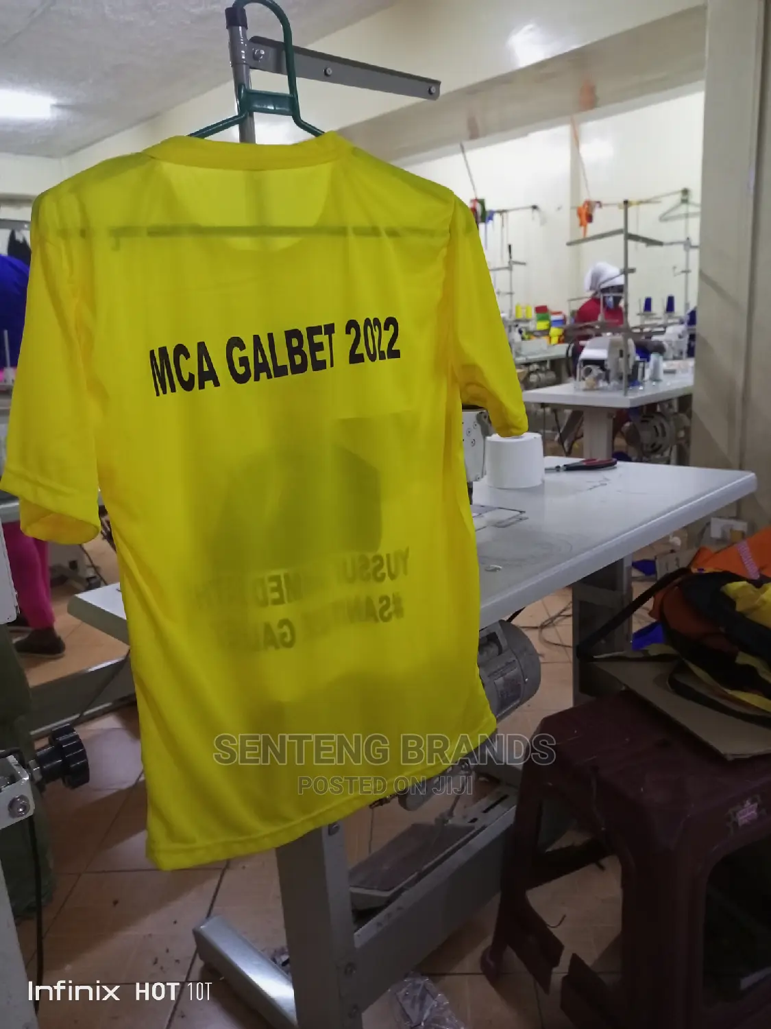 Printed Yellow T-Shirts Front and Back