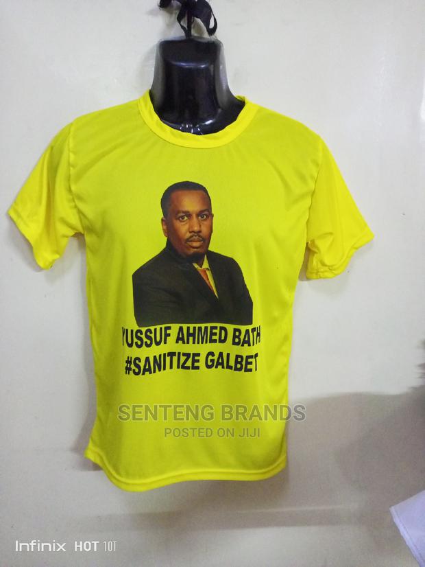 Printed Yellow Campaign T-Shirts for Elections