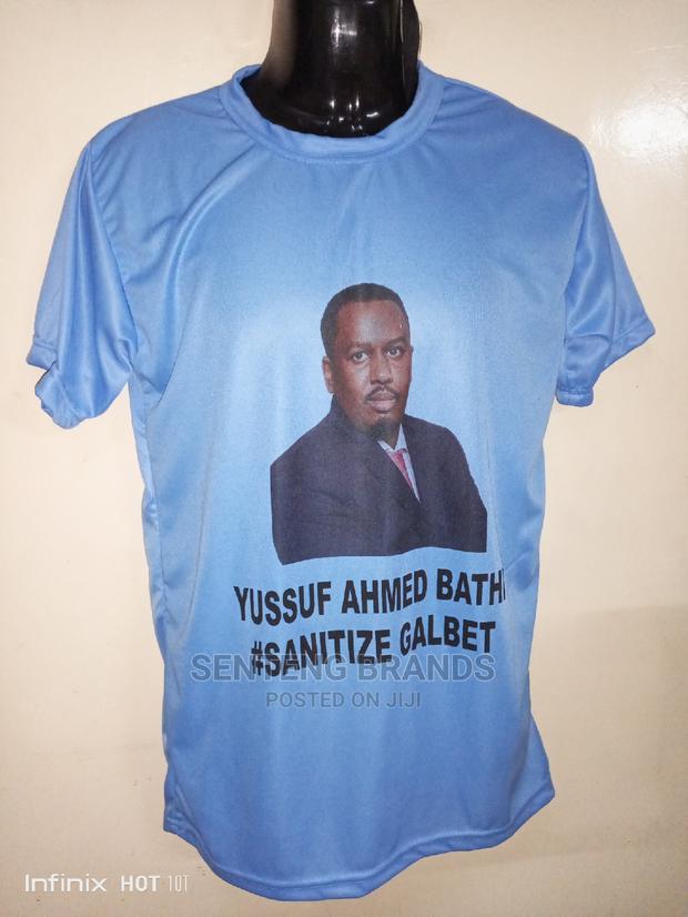 Printed Skyblue T-Shirts for Campaign Elections