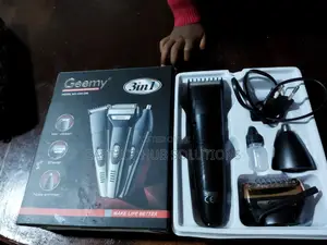 Geemy 3in1 Rechargeable Hair, Beard Nose Shaver Trimmer