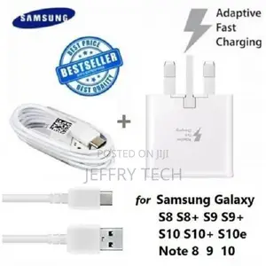 Samsung Galaxy Fast Charge Adaptive for S8 S9 S10 A51-White