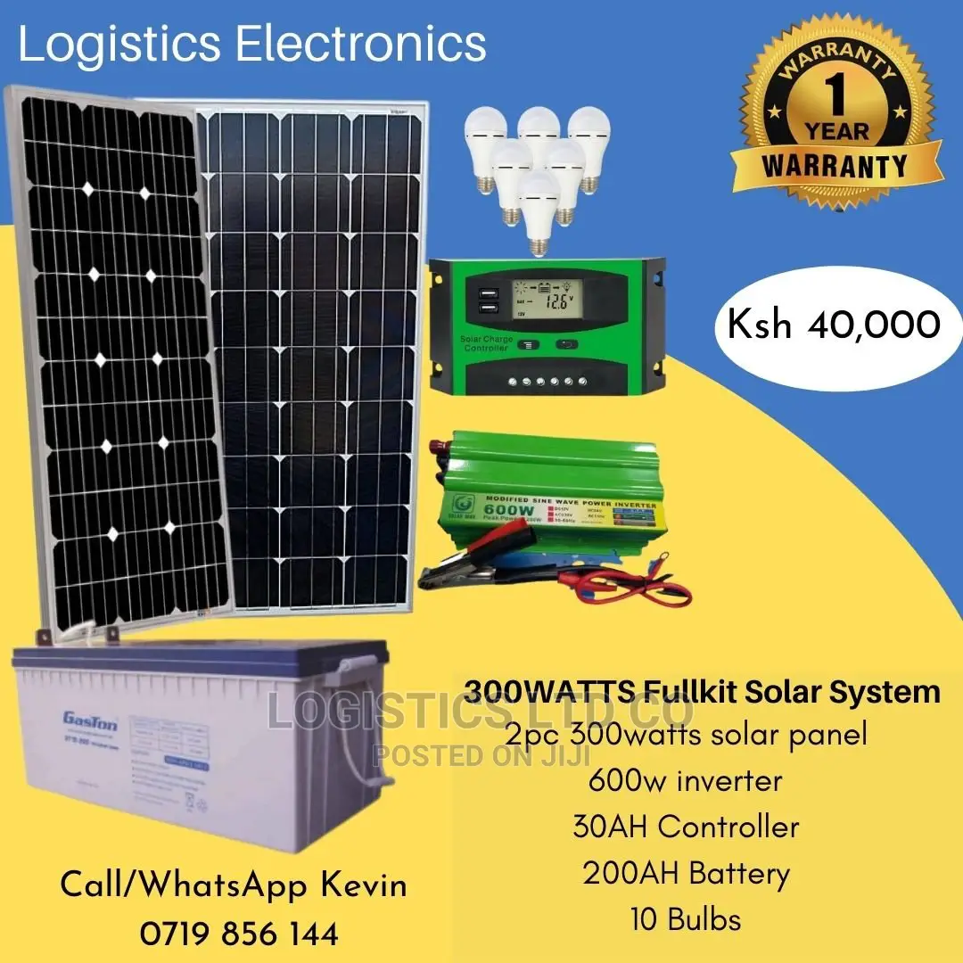 300watts Fullkit Solar Sytem