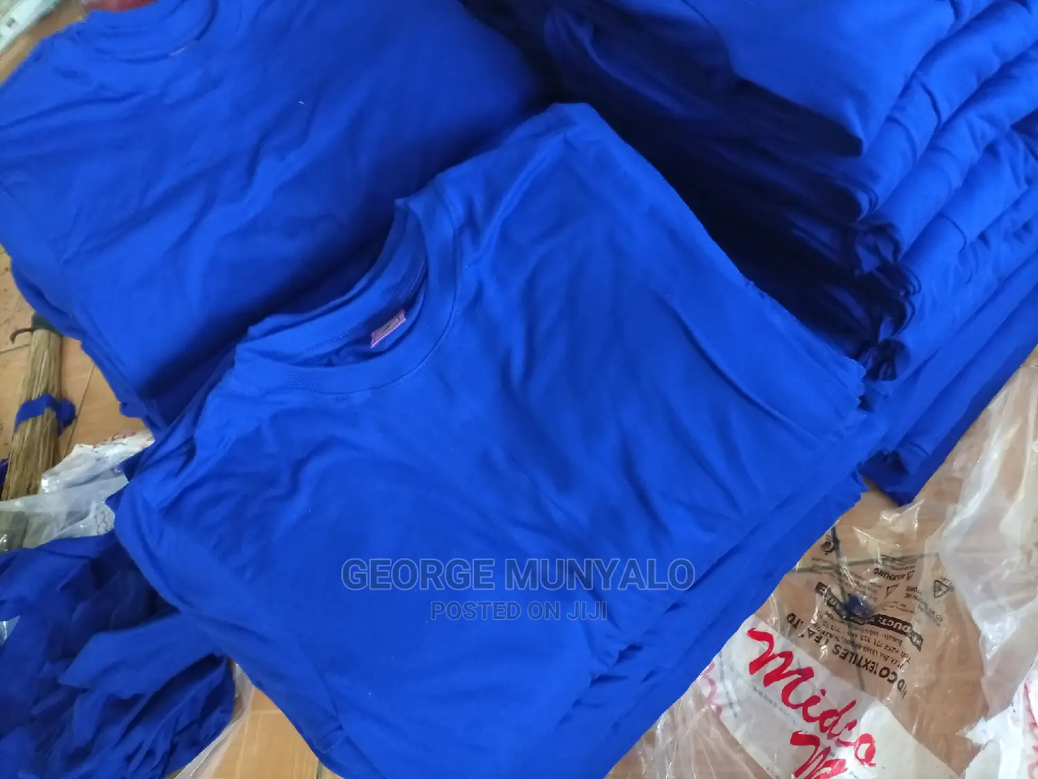 Royal Blue Cotton T-Shirts