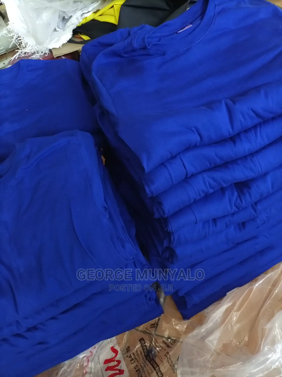Royal Blue Cotton T-Shirts