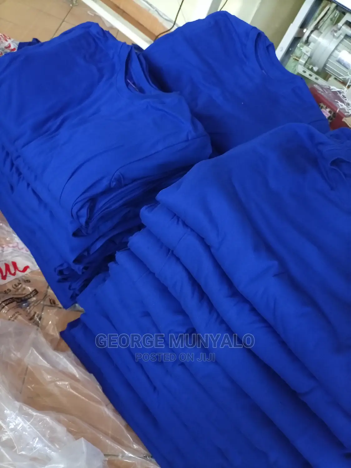 Royal Blue Cotton T-Shirts