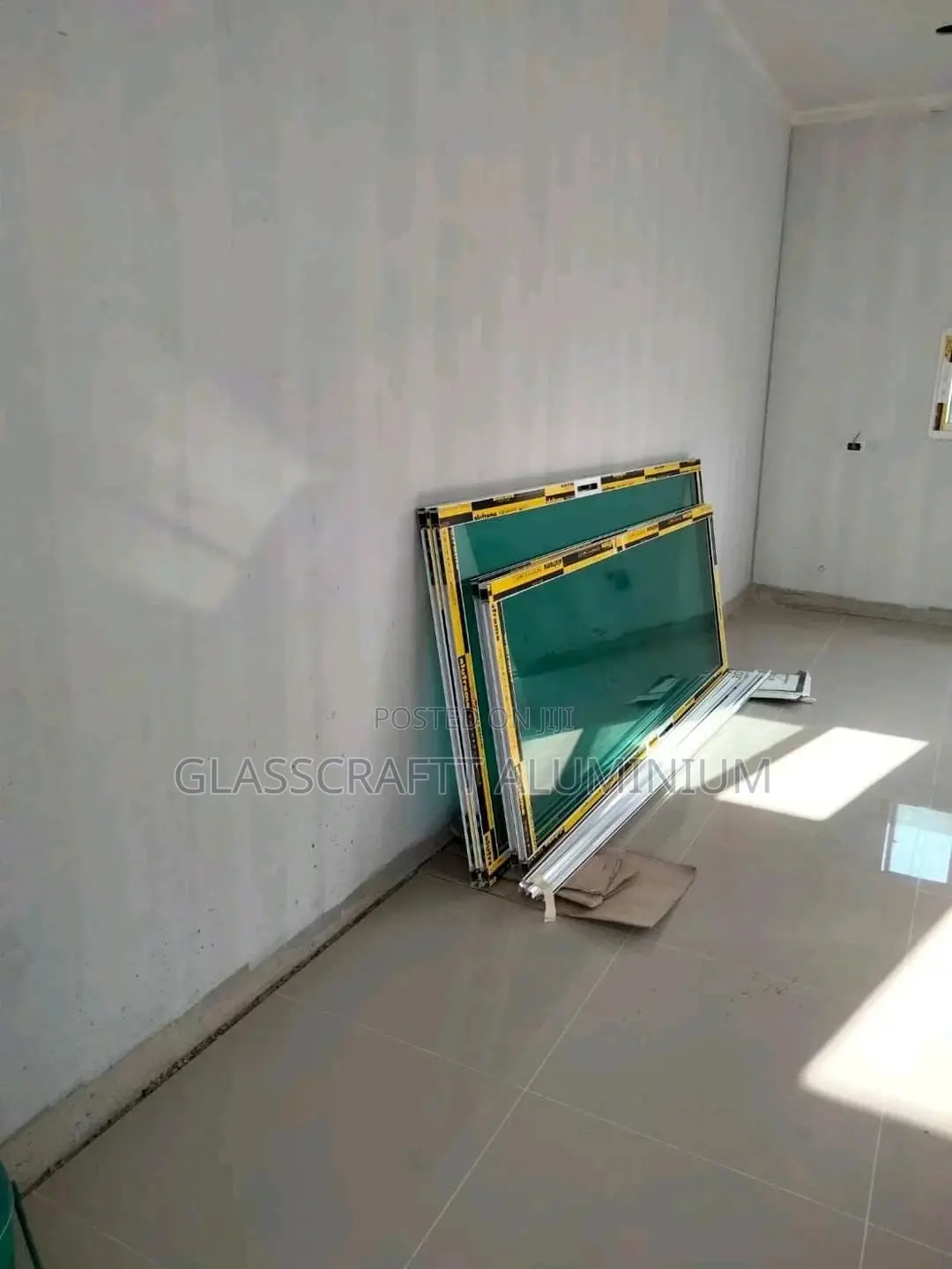 Light Green Aluminium Windows