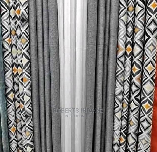 Light Grey Elegant Curtain - main view