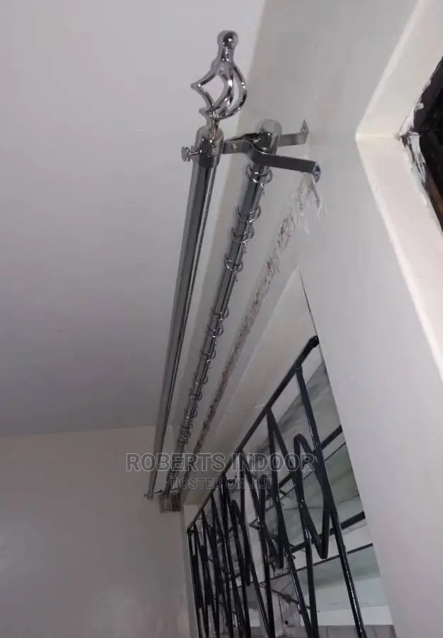 3m Double Curtain Rod