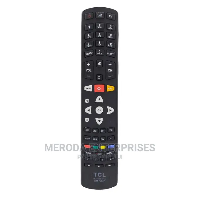 TLC TCL Smart TV Remote Control.