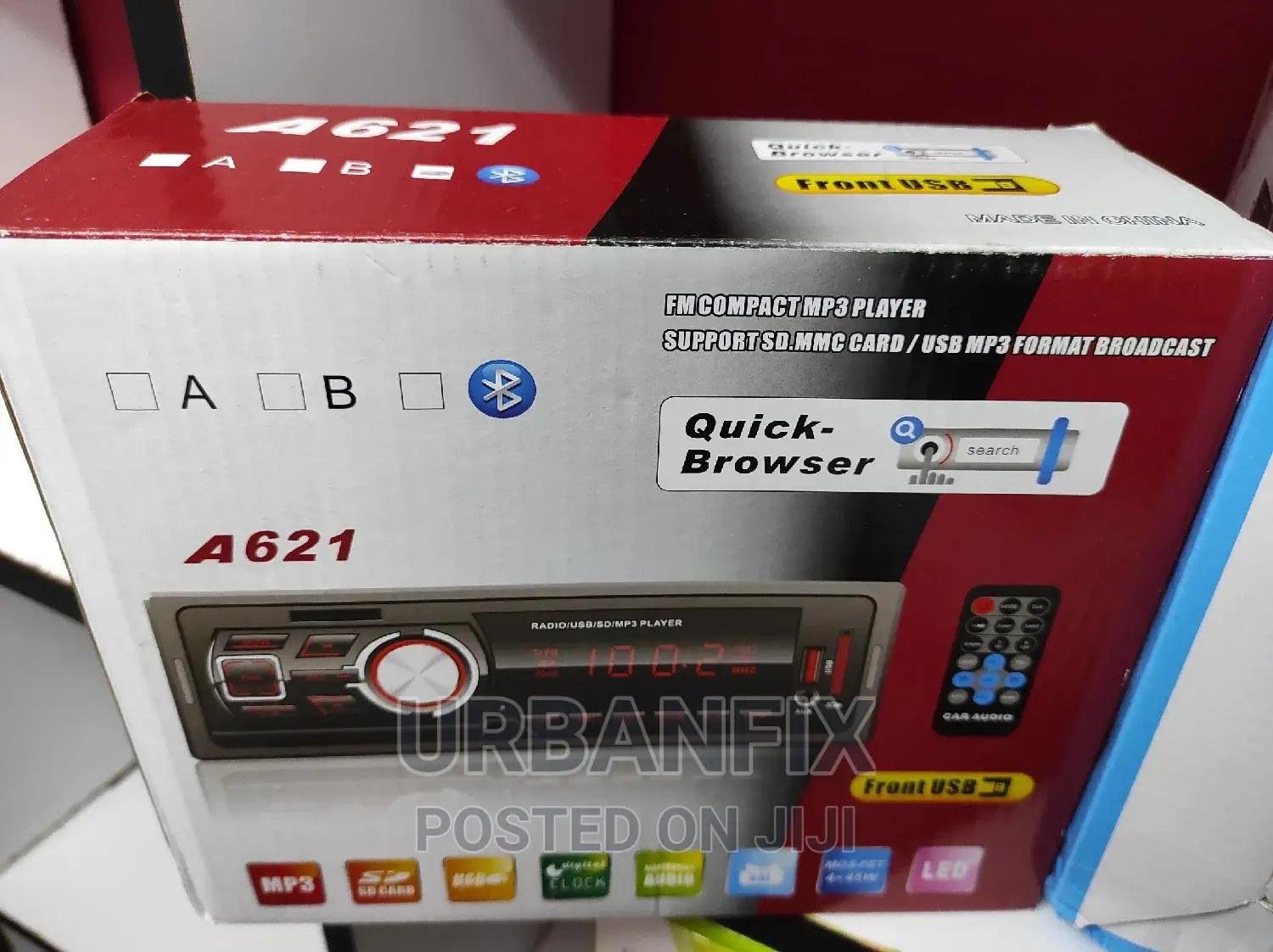 Bluetooth Car Radio With Usb Ports, Aux and FM