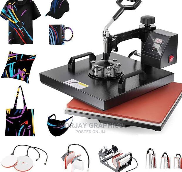 Premium Aluminum 8 IN 1 Heatpress Machine - main view