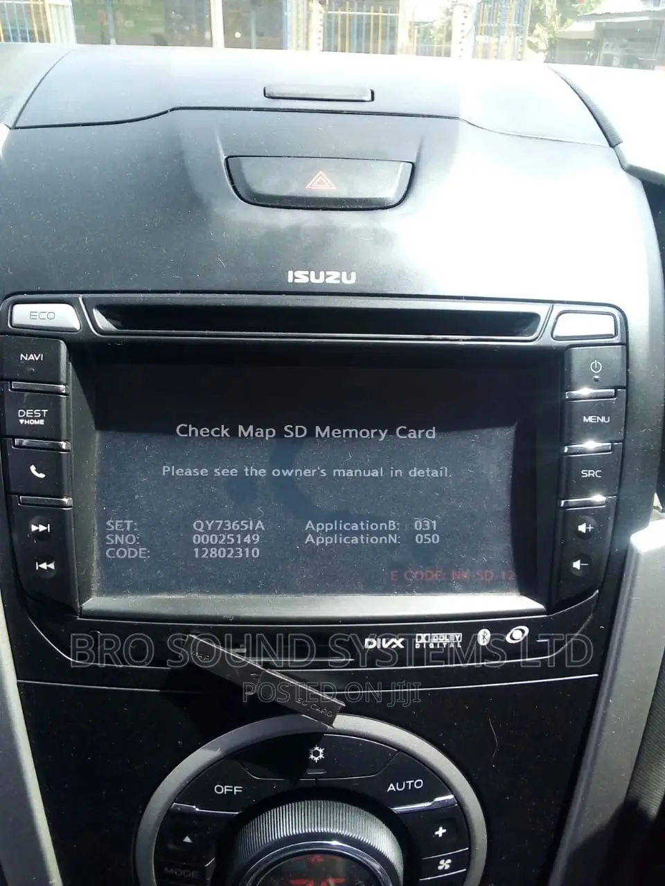 Isuzu D-max Android Radio Upgrade