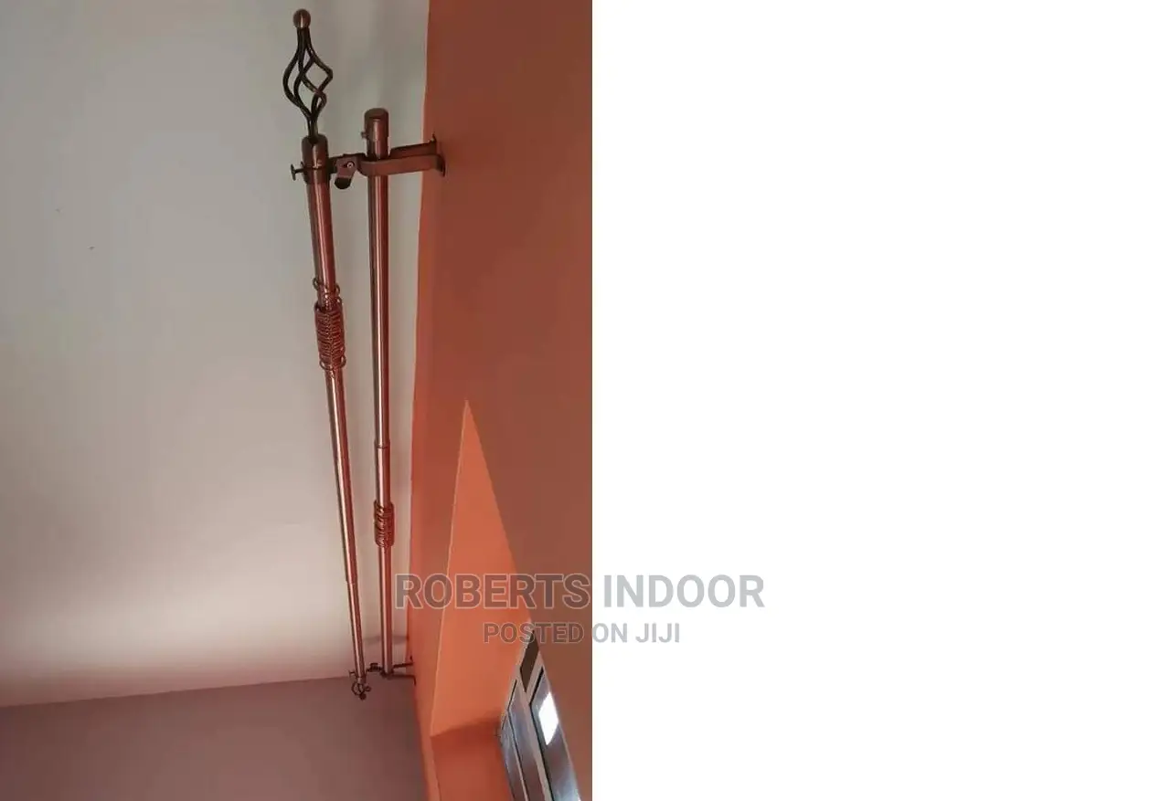 2m Double Curtain Rod