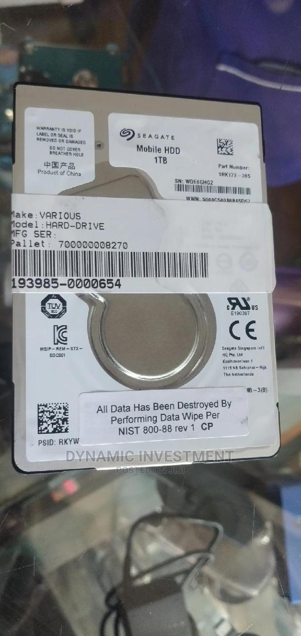 Seagate 1tb Laptop Hardisks - main view