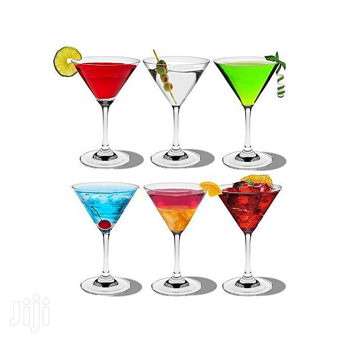 6pcs Martini Cooktail Glasses