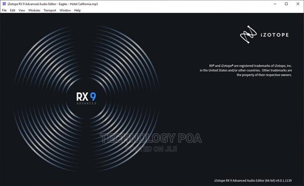 Izotope RX 9 Advanced 9.2.0 (X64) - main view
