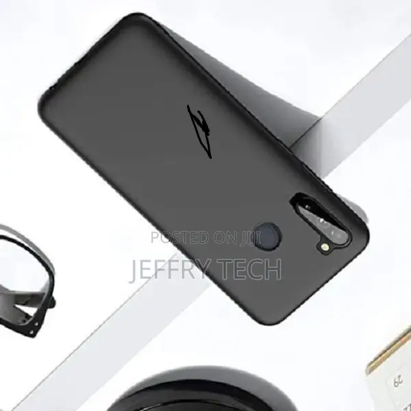 Silicone Back Cover Case for Samsung M11 - Black
