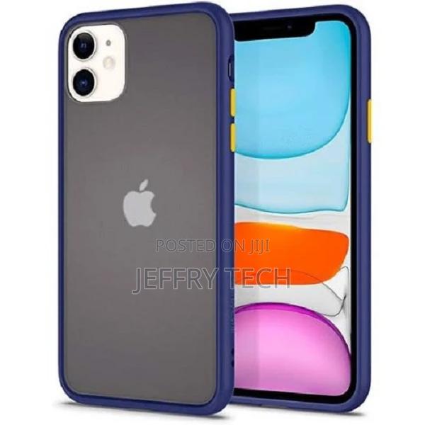 Translucent Matte Shockproof Protective Case for iPhone 11 -