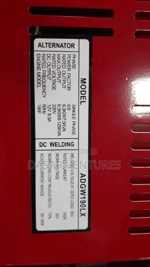 Welding Generator 8kva 160a