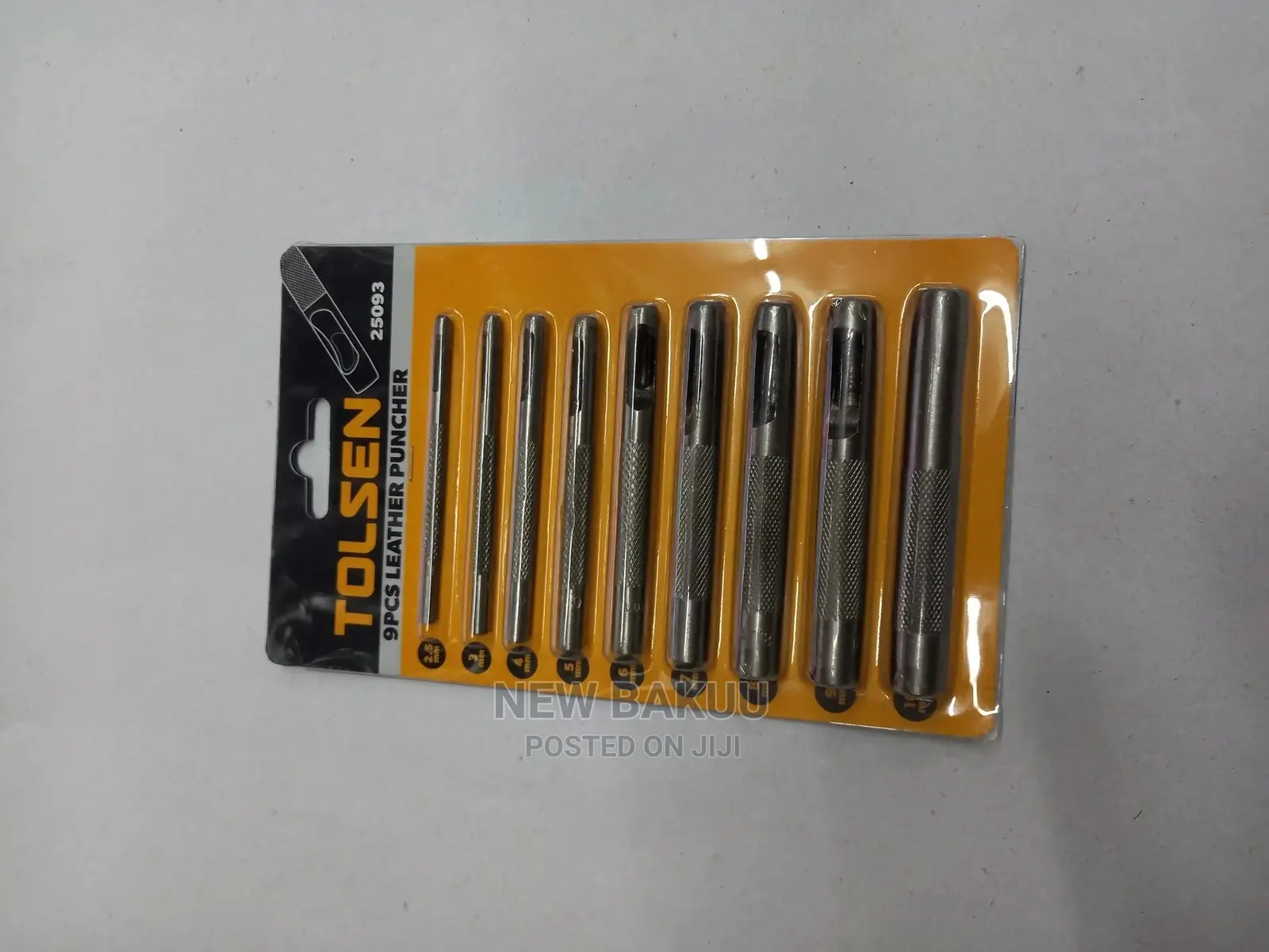 Tolsen 9pcs Leather Puncher