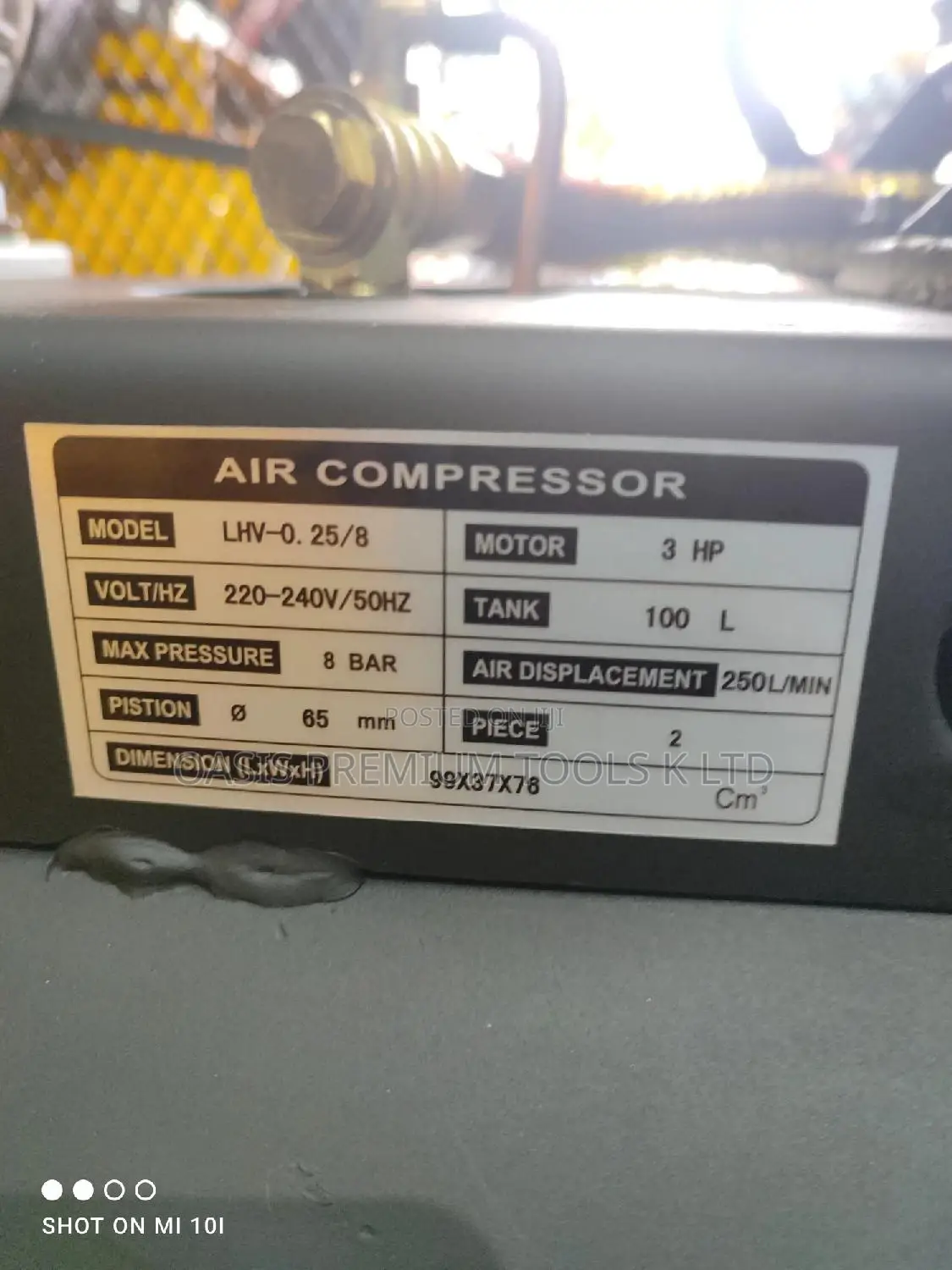 Compress 100 LTR 3HP Italy