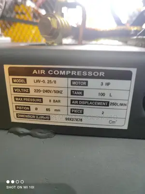 Compress 100 LTR 3HP Italy