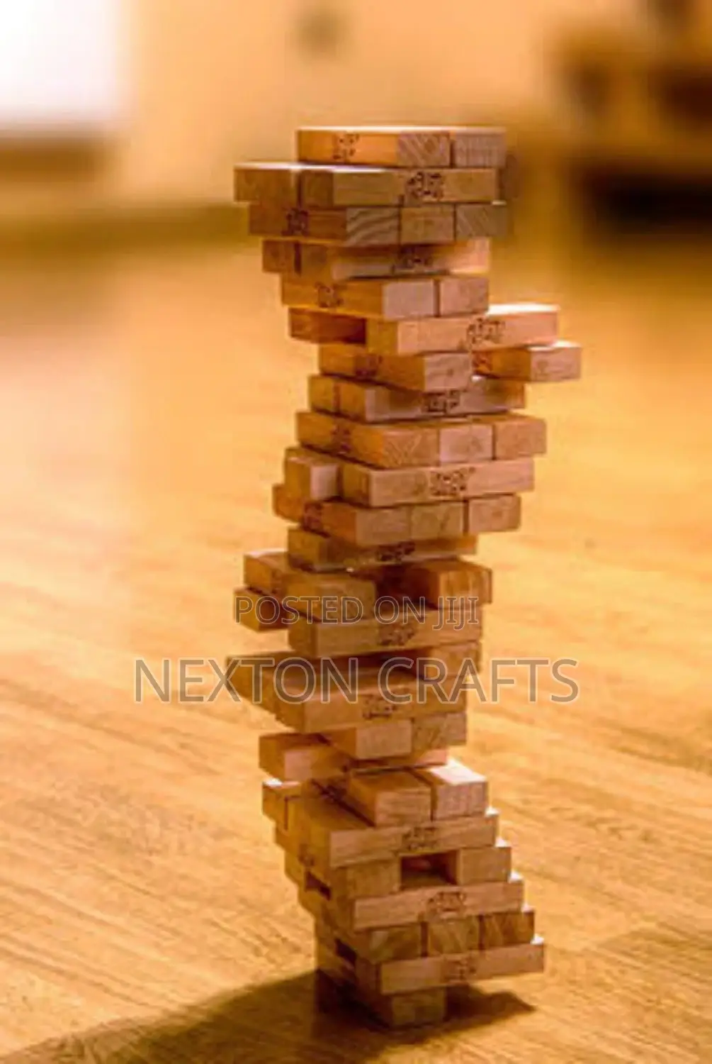 Wooden Jenga Tower