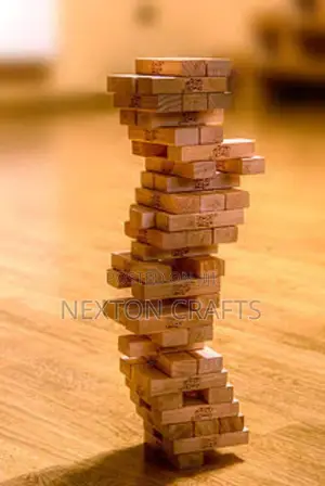 Wooden Jenga Tower