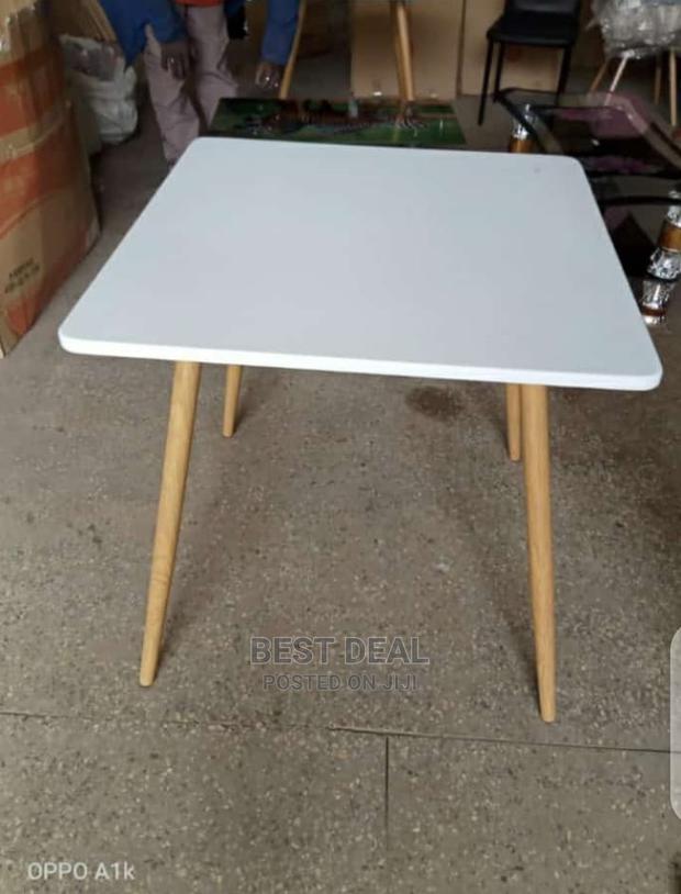 Square Wooden Table - main view