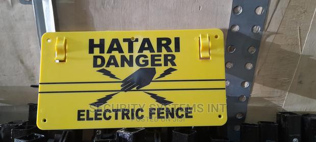 Hatari Warning Sign