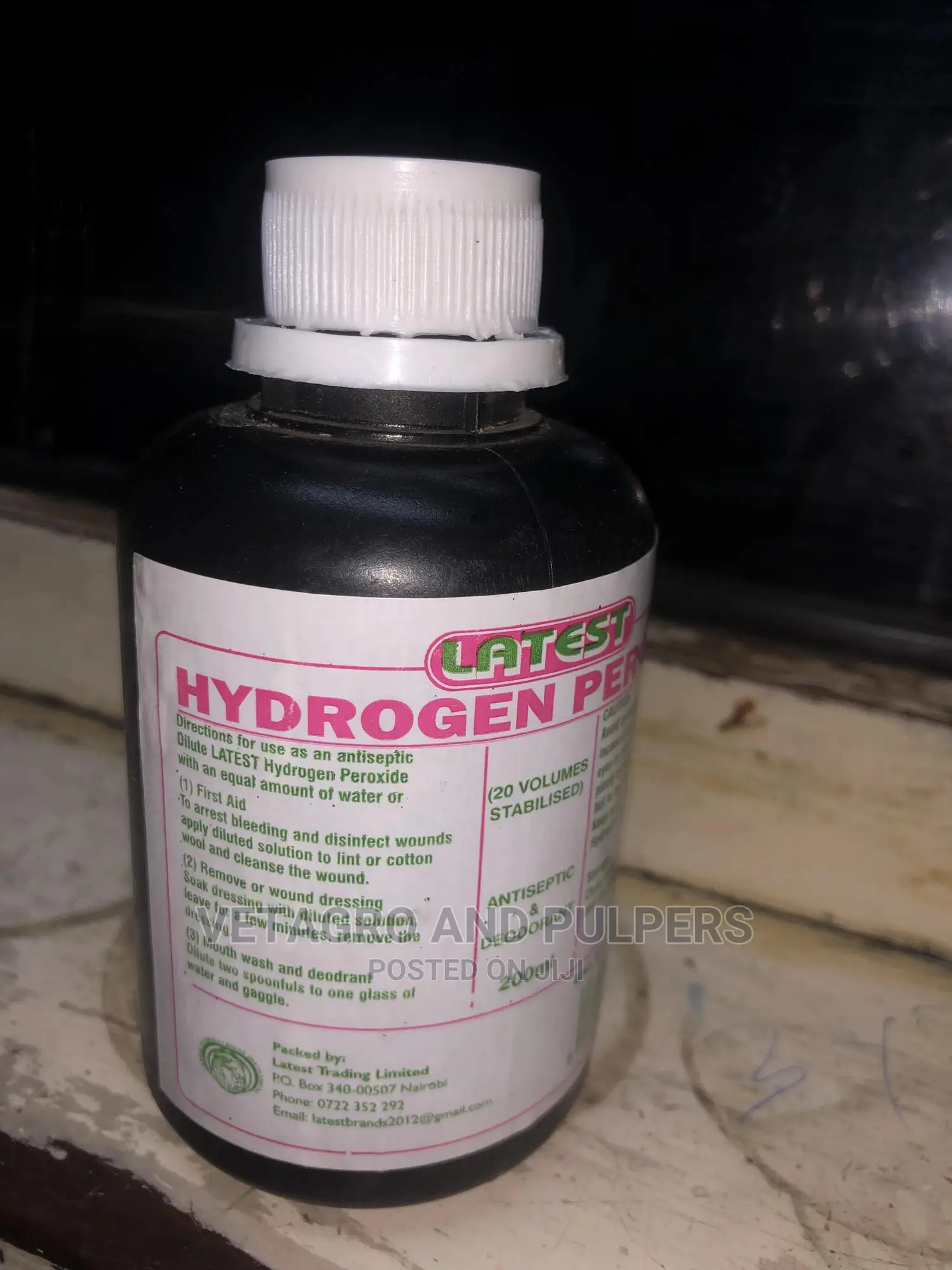 Hydrogen Peroxide (Antiseptic Deodorant) 200ml to 5ltr