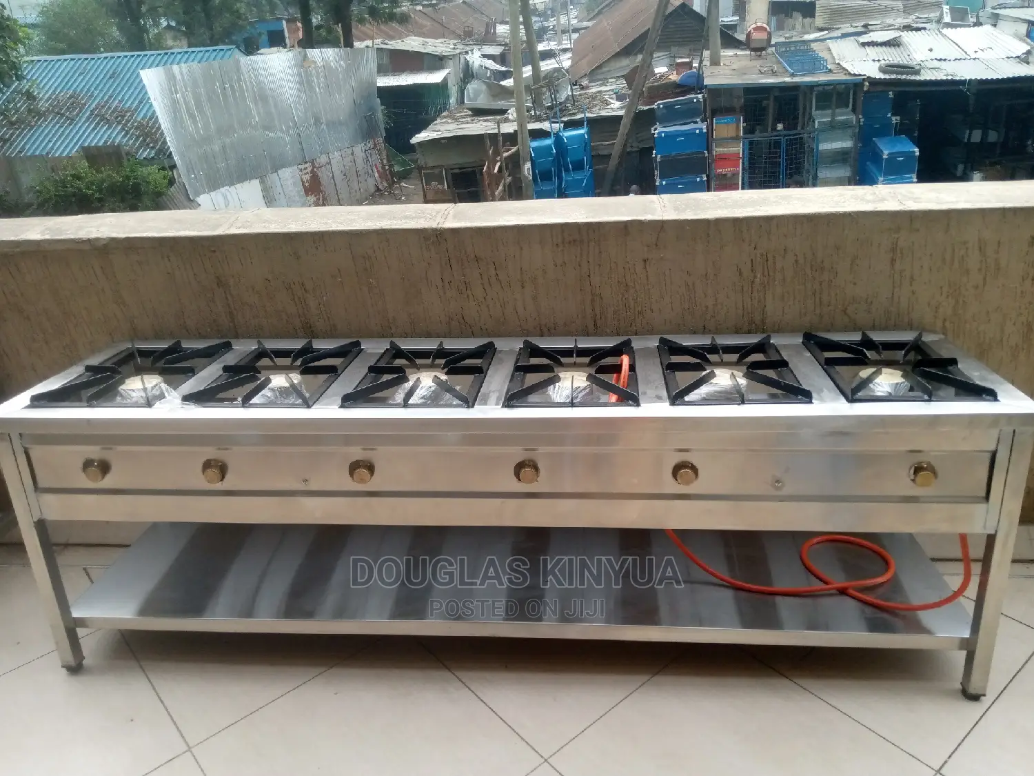 Six Burner Gas Cooker