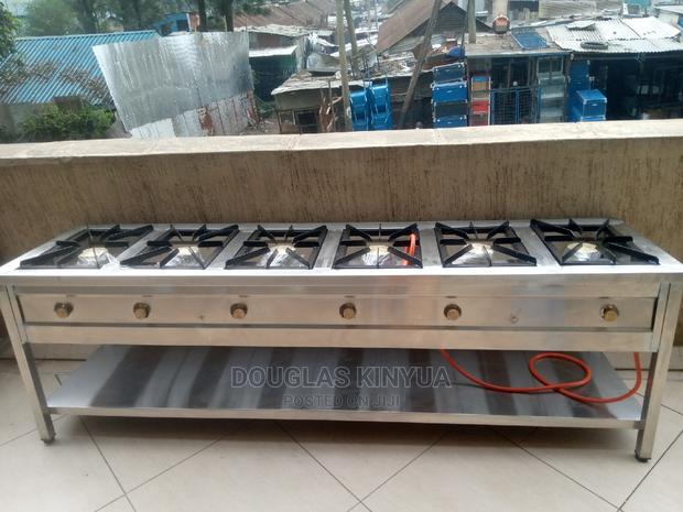Six Burner Gas Cooker