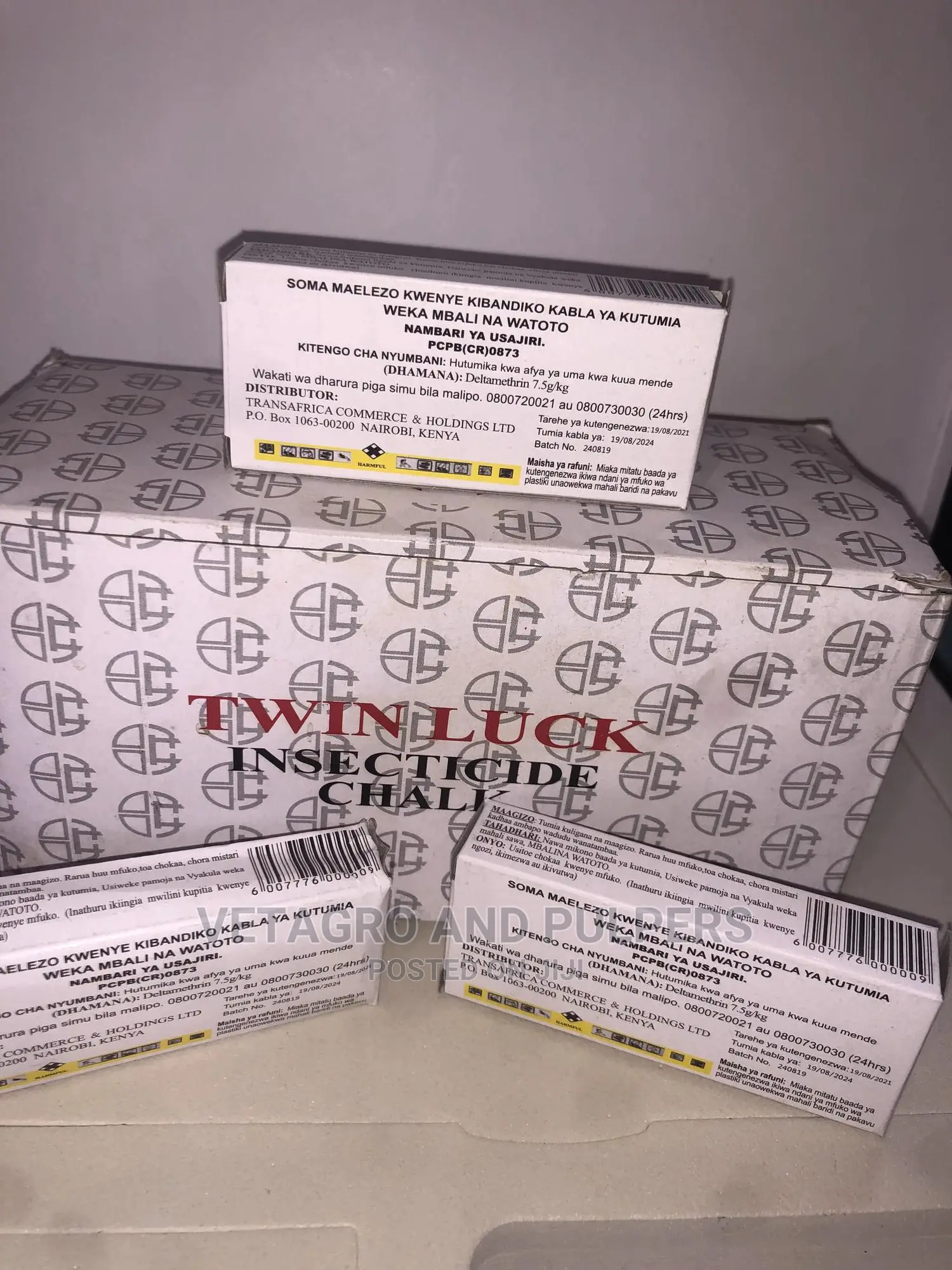 Insecticide Chalk (Twin Luck) 15gm
