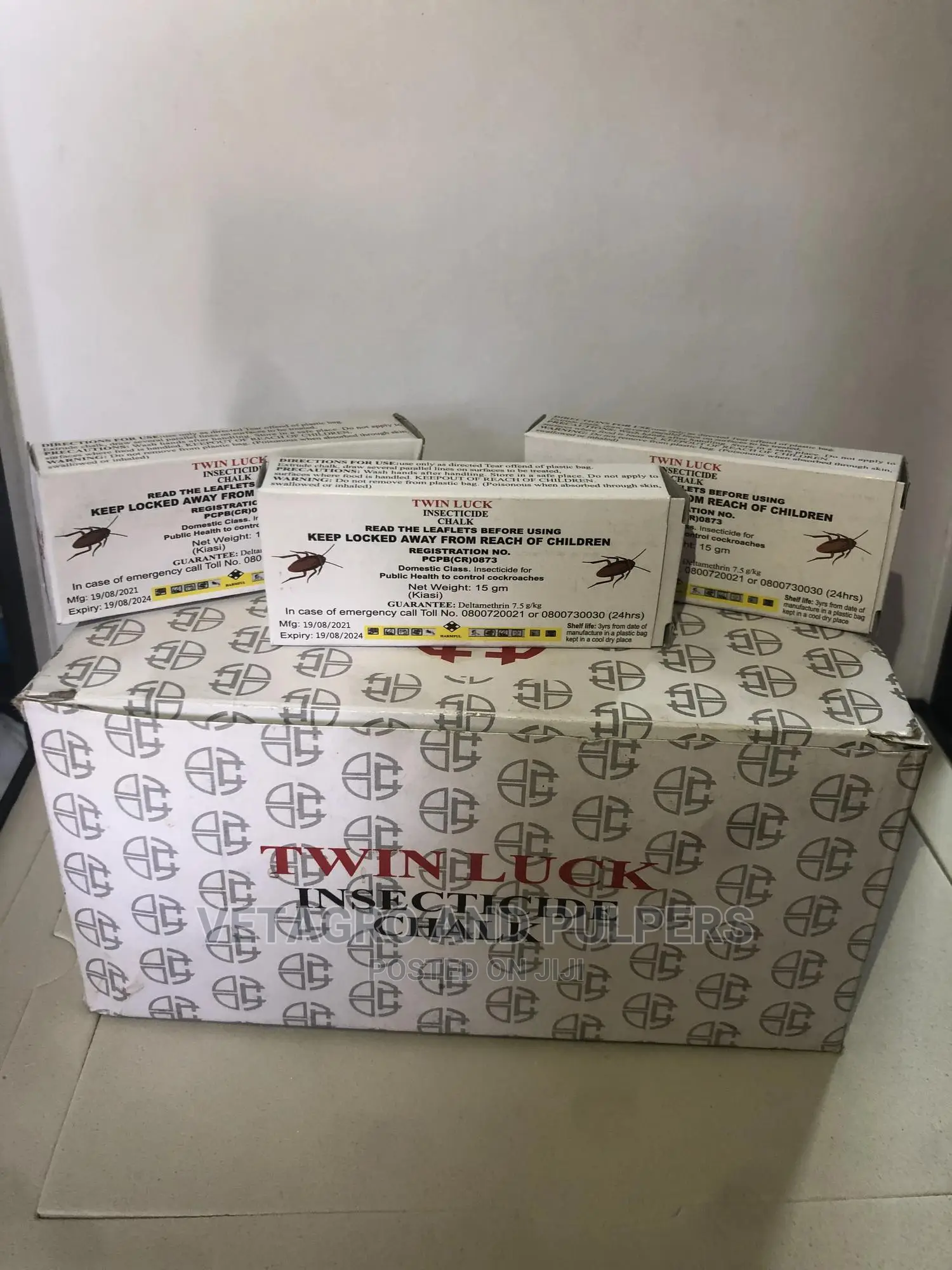 Insecticide Chalk (Twin Luck) 15gm