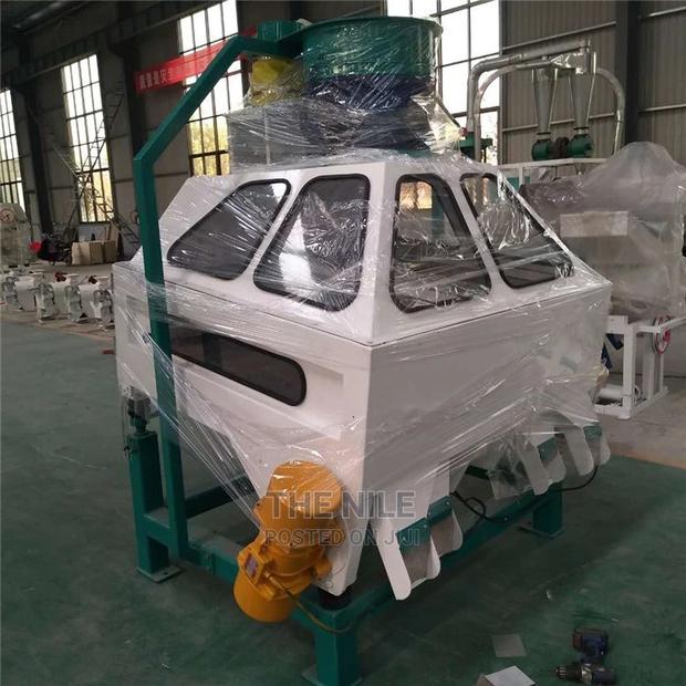 Destoner Machine With Air Compressor - main view