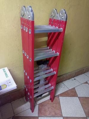 Portable 16 Ft Aluminum Ladder - thumbnail 2