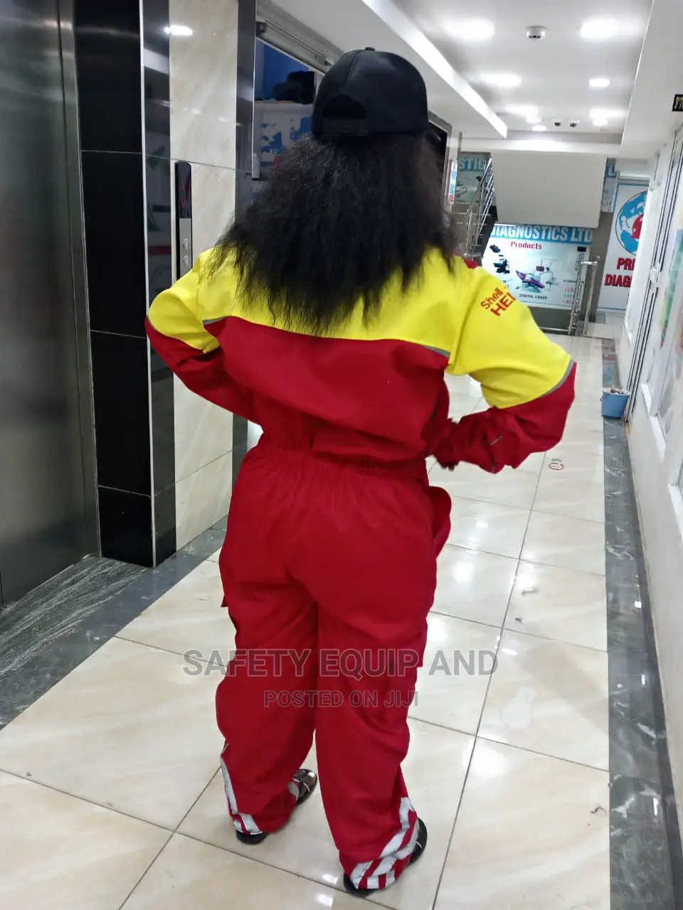 Safety Cargo Overalls With Elastic
