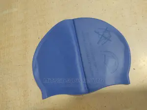 Silicone Swim Cap- Blue
