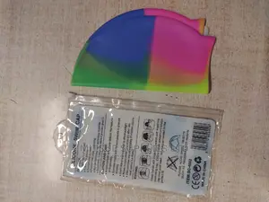 Grilong Silicone Swim Cap- Multi-Colored