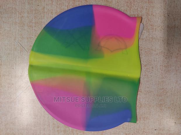 Grilong Silicone Swim Cap- Multi-Colored - main view