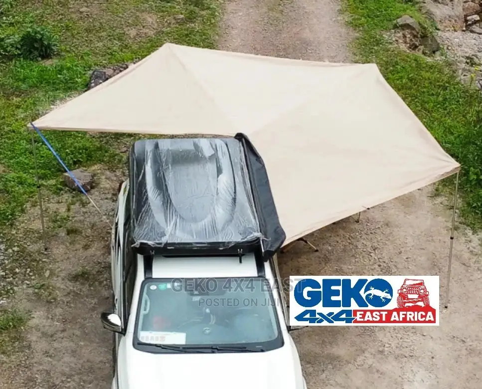 AWNINGS, 270° Pillarless Freestanding Vehicle Mounted Awning